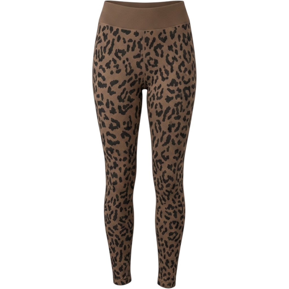 Betsey Johnson‎ Performance Leopard Print Leggings Brown Animal High Waist XS